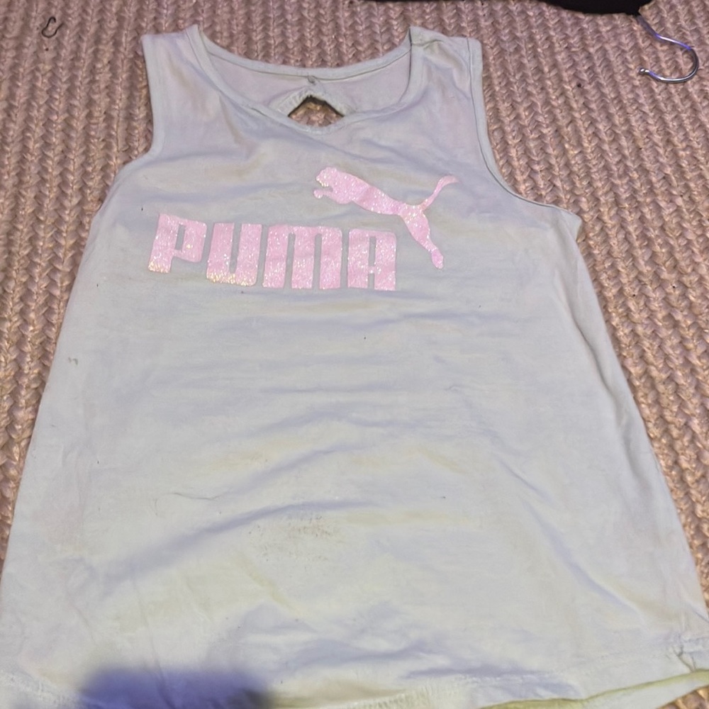 Real glitter puma workout tank